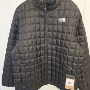 The North Face Mens Thermoball Black Puffer Jacket